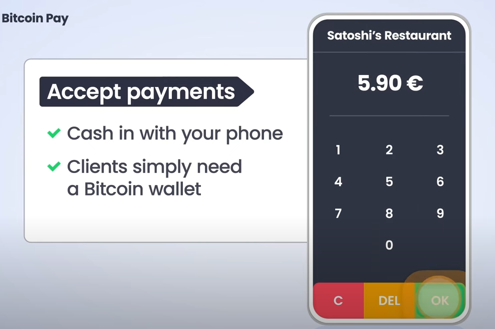 Dispositivo POS per pagamenti in Bitcoin e Lightning Network